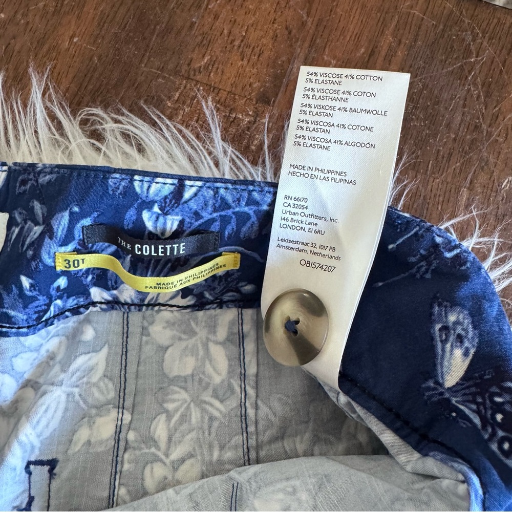 Maeve Blue and White Floral Pants “The Colette” - Picture 7 of 12